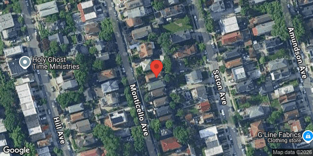 Aerial map of 4050 MONTICELLO AVENUE, Bronx
