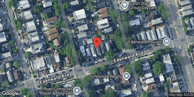 Aerial map of 1927 EDENWALD AVENUE, Bronx