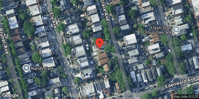 Aerial map of 4123 GRACE AVENUE, Bronx