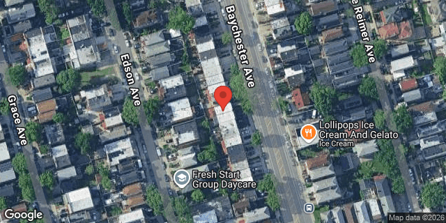 Aerial map of 4133 BAYCHESTER AVENUE, Bronx