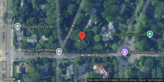 Aerial map of 4600 GROSVENOR AVENUE, Bronx