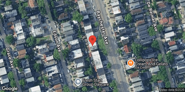 Aerial map of 4137 BAYCHESTER AVENUE, Bronx