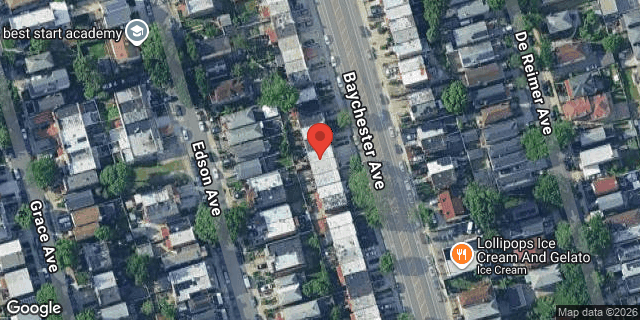 Aerial map of 4143 BAYCHESTER AVENUE, Bronx