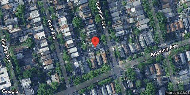 Aerial map of 4211 GUNTHER AVENUE, Bronx