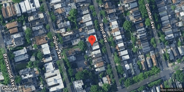 Aerial map of 4223 BOYD AVENUE, Bronx