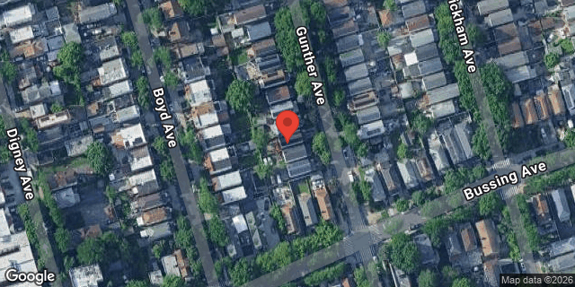 Aerial map of 4215 GUNTHER AVENUE, Bronx