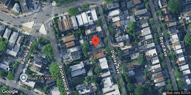 Aerial map of 4241 DIGNEY AVENUE, Bronx
