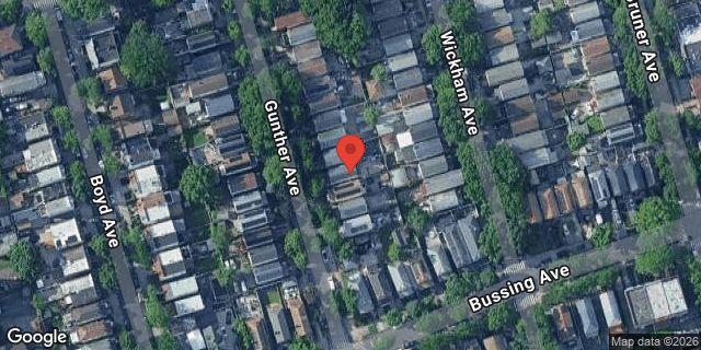 Aerial map of 4218 GUNTHER AVENUE, Bronx