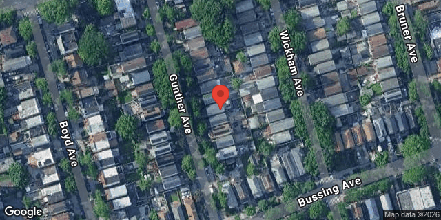 Aerial map of 4220 GUNTHER AVENUE, Bronx