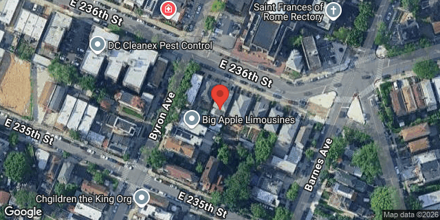 Aerial map of 760 EAST 236 STREET, Bronx
