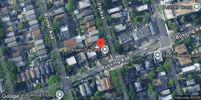 Aerial map of 1845 BUSSING AVENUE, Bronx