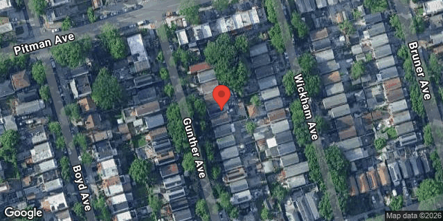 Aerial map of 4228 GUNTHER AVENUE, Bronx