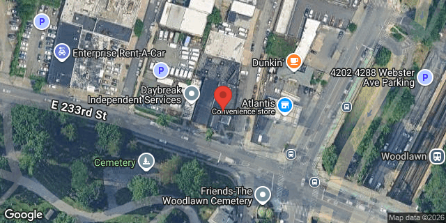 Aerial map of 517 EAST 233 STREET, Bronx