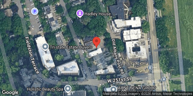 Aerial map of 5110 POST ROAD, Bronx