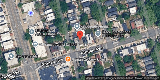 Aerial map of 2027 PITMAN AVENUE, Bronx