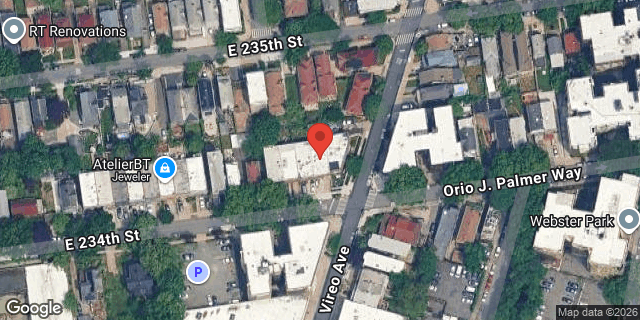 Aerial map of 377 EAST 234 STREET, Bronx