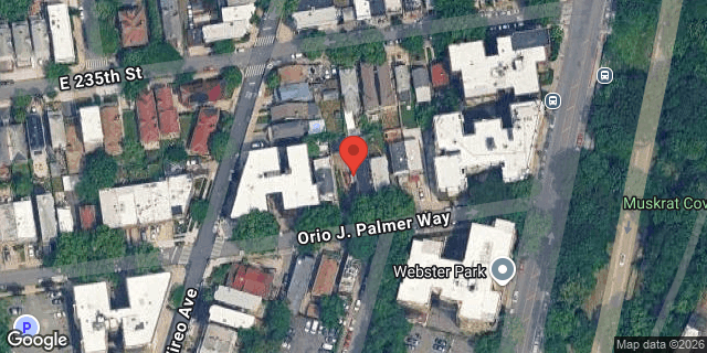 Aerial map of 521 EAST 234 STREET, Bronx