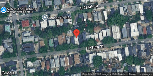 Aerial map of 235 EAST 235 STREET, Bronx