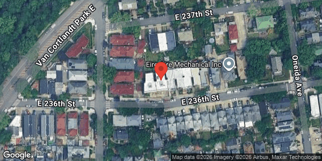Aerial map of 67 EAST 236 STREET, Bronx