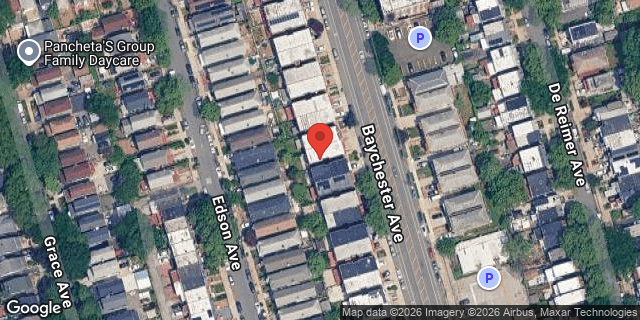 Aerial map of 4353 BAYCHESTER AVENUE, Bronx