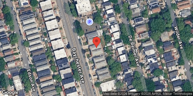Aerial map of 4346 BAYCHESTER AVENUE, Bronx