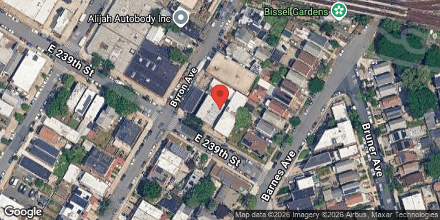 Aerial map of 755 EAST 239 STREET, Bronx