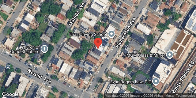 Aerial map of 4421 RICHARDSON AVENUE, Bronx