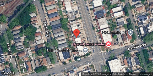 Aerial map of 4413 BAYCHESTER AVENUE, Bronx