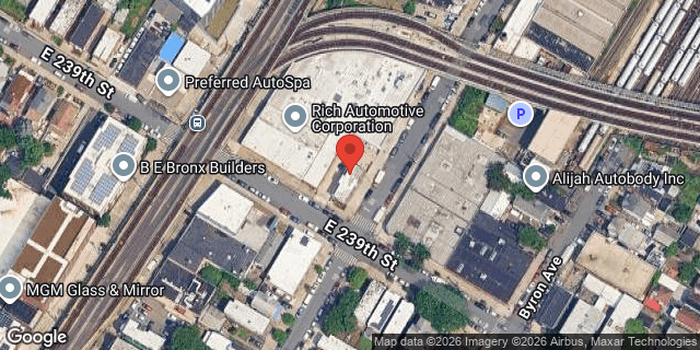 Aerial map of 713 EAST 239 STREET, Bronx