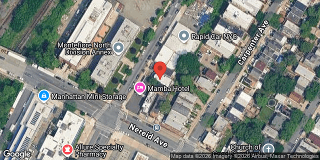 Aerial map of 4412 BRONX BOULEVARD, Bronx