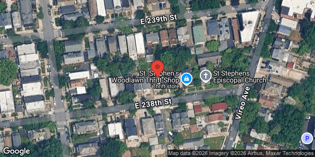 Aerial map of 429 EAST 238 STREET, Bronx