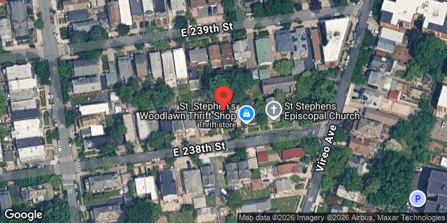 Aerial map of 431 EAST 238 STREET, Bronx
