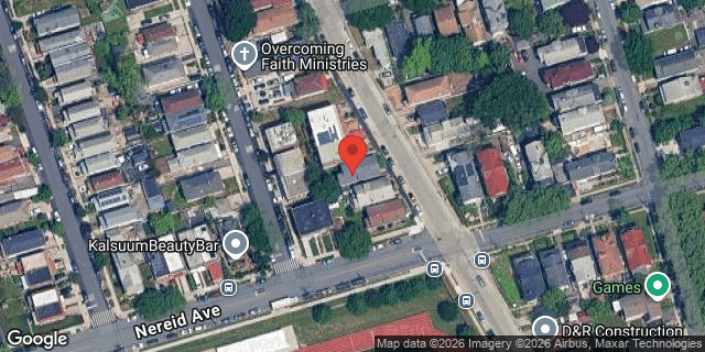 Aerial map of 4409 MUNDY LANE, Bronx