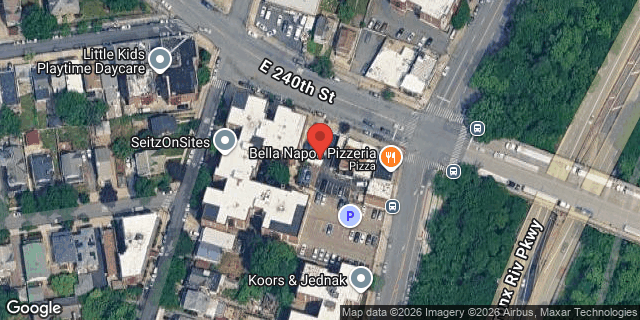 Aerial map of 512 EAST 240 STREET, Bronx