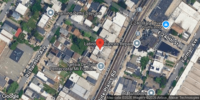 Aerial map of 4559 WHITE PLAINS ROAD, Bronx