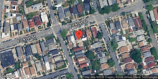 Aerial map of 928 EAST 241 STREET, Bronx