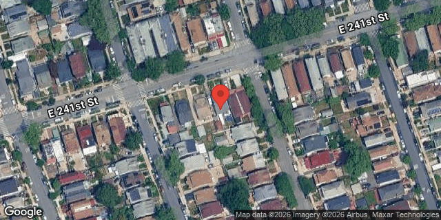 Aerial map of 966 EAST 241 STREET, Bronx