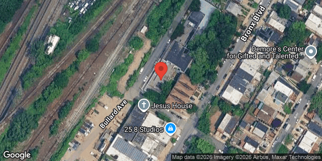 Aerial map of 4500 BULLARD AVENUE, Bronx