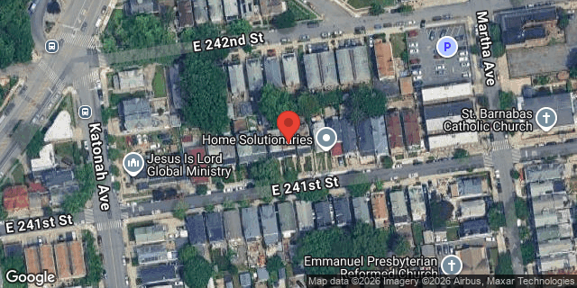 Aerial map of 329 EAST 241 STREET, Bronx