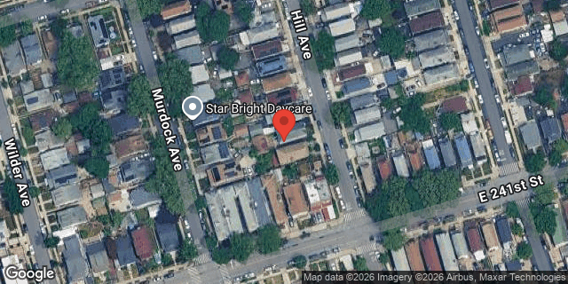 Aerial map of 4515 HILL AVENUE, Bronx