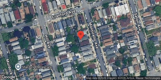 Aerial map of 4525 MONTICELLO AVENUE, Bronx