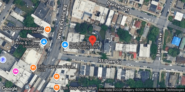 Aerial map of 713 ST OUEN STREET, Bronx
