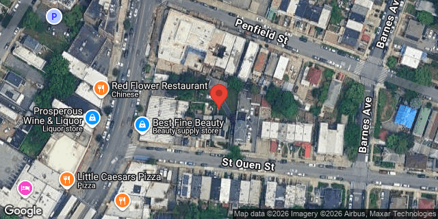 Aerial map of 717 ST OUEN STREET, Bronx