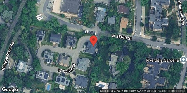 Aerial map of 618 WEST 256 STREET, Bronx