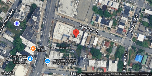 Aerial map of 716 PENFIELD STREET, Bronx