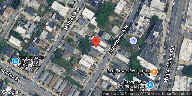 Aerial map of 4729 RICHARDSON AVENUE, Bronx