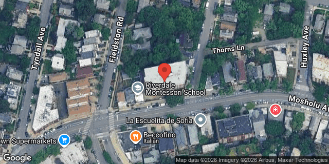 Aerial map of 5715 MOSHOLU AVENUE, Bronx