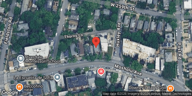 Aerial map of 5751 MOSHOLU AVENUE, Bronx