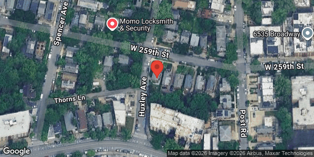 Aerial map of 244 WEST 259 STREET, Bronx