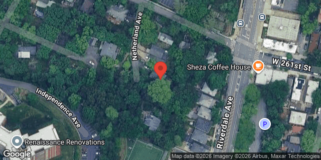 Aerial map of 6004 NETHERLAND AVENUE, Bronx
